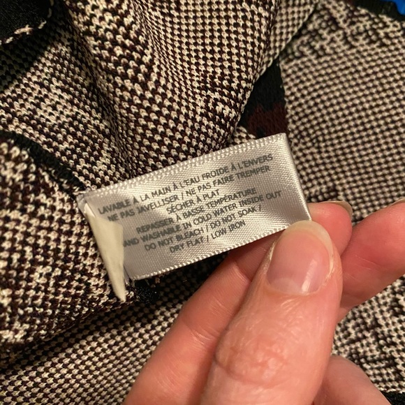 Contemporaine by Simons Floral Jacquard Structured Knit Midi Dress EUC - Picture 10 of 10